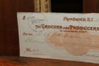 Antique Receipt 1875 Providence Ri Grocers Producers Bank