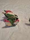 Napcoware Figurines Series 9905 Ceramic Elf gnome Hand Painted 2 Of The Set