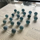 Sea Marble Ball Blue Color Genuine Sea Glass From Japan     