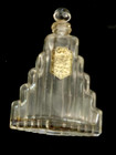Antique Clear Glass Skyscraper Perfume Bottle-jasmine 2212
