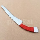 Premium Aluminum Short Sword Trainer - Safe   Durable Practice Knife Red Cord