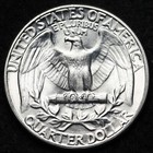 Uncirculated Unc Ms 1946 Washington Silver Quarter Free Shipping