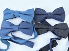 New Mens Adult Man Party Denim Cocktail Formal Wedding Bow Tie Necktie Bowtie 