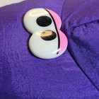 90   s Rare Fisher-price Plush Dino Roars Purple Pterodactyl Dinosaur See Descript