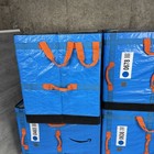 Lot Of 4 Premium Amazon Courier Delivery Current Style Tote Bags 28x24x20 Blue