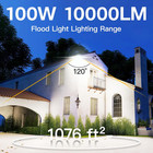 2 Pack Led Flood Lights Outdoor  100w 10000lm Super Bright Floodlight Outside Wo