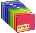 Hanging File Folders  50 Pack Letter Size Hanging File Folders With 1 5-cut T   