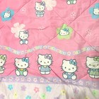 Vintage Hello Kitty Sanrio Twin Bed Comforter 2001 Retired Pastel 85  X 65 5 