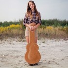 Ktaxon Cases Hard-shell Wood Case For Semi-hollow Guitars  Fits Gibson 335