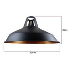 Vintage Lampshade Black Ceiling Light Shade Easy Fit Pendant Metal Lamp Shades