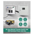 Krysolad 30 Amp Transfer Switch Kit W  Multiple 50a 20a 30a 15a Circuit Breakers