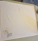 Hand Embroidered Cotton Kitchen Flour Sack Towel 32x36 Pie   B Design