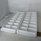 Lot Of 2 Vintage Rubbermaid White Easy Release Ice Cube Tray 2867 Usa Made 12 5   