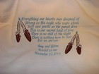 Cherokee Wedding Blanket-- Made To Look Native American