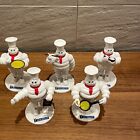 Michelin Man Bibendum Michelin Guide Figure Set Of 5 For Collector Very Rare 