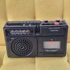 1978 - Continental Edison Portable Cassette Radio Black Aux Stop Car Vintage
