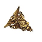 1922 Vintage 14k Gold Us Naval Academy Usna Class Pin - Large Size 5 6g