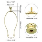 1 Set 10 Inch Lamp Harp Kit With Finial Lamp Shade Bracket Holder Gold Tone