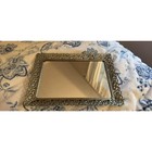 Vintage Gold Filigree Mirrored Vanity Perfume Tray