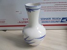 Blue And White Floral Design Porcelain Vase 5  Pre-owned
