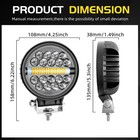 Universal Tractor Rear Work Light Headlamp Head Light 12v Fit For Ih Fits Ford