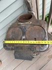 Antique No  88 Cast Iron Parlor Stove Wood coal 2 Burner Cook Stove