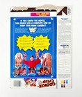 Rare Vintage 1991 Cookie Crisp Cereal Box Hasbro Wwf Wrestling Toys Hulk Hogan