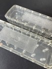 Vintage Tidee Maid Clear Acrylic Thread Boxes  2  Sewing Spool Organizers   Mcm