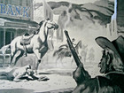 Original Cover Art For 1947 Edition Of  west Of The Wolverine  Att  To John Pike