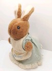 Vintage 1980s Eden Peter Rabbit Mrs  Bunny Rabbit 12  Plush Stuffed Animal Toy 
