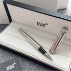 Montblanc Classique Luxury Rollerball Pen Silver 163new With Box