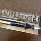 Vintage Sanford Phd Gold  Black Mechanical Pencil Barrel 0 5mm  Nos