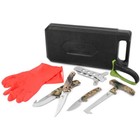 Mossy Oak 8pc Hunting Field Dressing Kit Portable Butcher Game Processor Set New