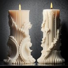 New European Cylinder Silicone Mold Diy Minimalist Pillar Gift Candle Molds Us