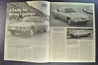 1972 Citroen Sm Road Test Catalog Sales Brochure Maserati Excellent Original 72