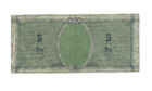 New Hebrides    1943 Emergency Ww Ii Issue    5 Francs        lot 1715