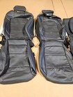 Oem Take Off Leather Seat Covers Mustang Gt Coupe 2024-2026 Black white Stitch