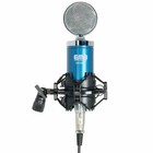 Emb Pro 900 Blue Studio Condenser Microphone   Shock Mount   Anti-wind Foam Cap