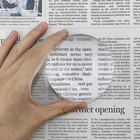 6x Paperweight Magnifying Glass Desktop Dome Magnifier 3 14in   Reading Magni   