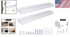 12   French Cleat Hanger Kit - Aluminum Z Clips For Safe Art Display  2 Pairs 
