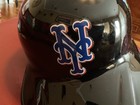 Game Used Worn New York Mets Black Batting Helmet Seth Lugo Mlb Hologram 2021
