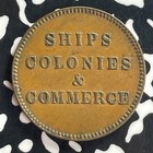  1835  Prince Edward Island Ships  Colonies   Commerce Token Lot t7943 Pe-10-30