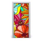 3d Home Art Door Wall Self Adhesive Removable Sticker Flowers Colorful Flowers
