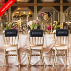 12 Pcs Reserved Seating Signs Chair Sign 12 Pcs  Black And White