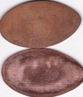 Elongated Souvenir Penny  Set Of 2 Asst  buffalo bison  Souv  Pennies  Z 508