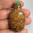 China  Natural Marine Fossils  Hand-carved  Marine Fossils  Snuff Cans