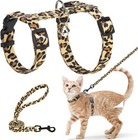 Cat Harness Leash Set Escape Proof Adjustable Vest For Small Medium Large Cats