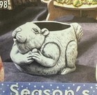 Vintage Doc Holliday Ceramic Slip Casting Mold  2493 Squirrel Planter Kiln 2002