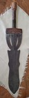 Rare 19th Century African Ceremonial Sword Engraved  Blade