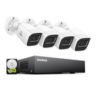 Sannce 5in1 8ch Dvr 1080p Security Camera System Human Detection 1tb H 265  Ip67